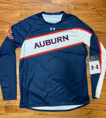 Camiseta Under Armour Sample – Masculina Tamanho XL "AUBURN" Manga Longa - Imagem 1 de 2