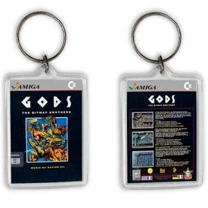 GODS AMIGA LLAVERO KEYRING - Imagen 1 de 2