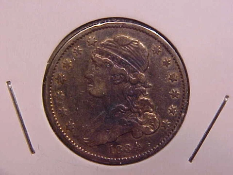 1837 CAPPED BUST QUARTER - TONE - XF+ - SEE PICS! - (X1374) Cover