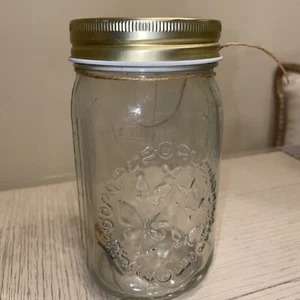 Gemmy Butterfly Collection Interactive Fluttering Monarch Butterfly In Mason Jar - Picture 1 of 4