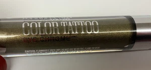 Maybelline Color Tattoo Eye Chrome Eyeshadow #520 Khaki Kool liquid - Picture 1 of 5