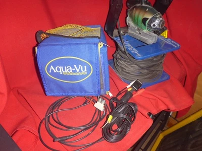 Sistema de visualización submarina Aqua-Vu monitor de cámara de peces portátil con cables cables cables Foto 1 de 4