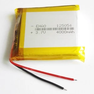 3.7V 4000mAh Lipo Polymer Rechargeable Battery For Cell Phone Power Bank 125054 - Picture 1 of 12
