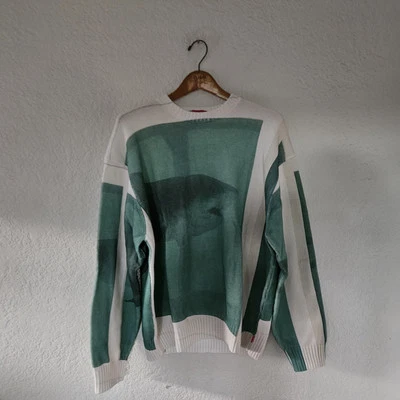 Supreme X Damien Hirst Ss 25 Shark Sweater Sz L - Image 1 of 4