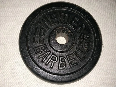 ONE Weider Barbell Standard 1" Size 10 lb Weight Plate Barbell plate - Image 1 of 4