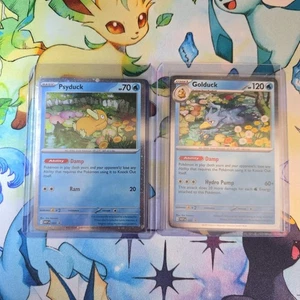 Pokémon TCG Psyduck Und Golduck Cosmo Holo Promos 007 Und 008 - Bild 1 von 2