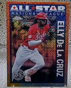 2025 Topps MLB S2 Elly De La Cruz Orange Refractor All-Star – Hobby Exclusive - Picture 1 of 1