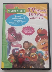 Sesame Street TV Episodes Fun Pack Volume 2 (3 DVD SET) Amy Sedaris - Picture 1 of 2