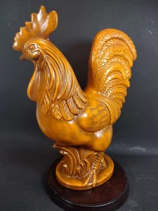Poterie coq Royal Haeger vintage années 60 orange marron USA 612 (C) 12 **Lire** - Photo 1/18