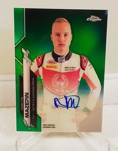 2020 Topps Chrome F1 Formula 1 Nikita Mazepin Green Refractor Auto /99 - Picture 1 of 2