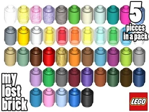 LEGO - Teil 3062 - Steine rund 1x1 (5er Pack) + NEU + FARBE WÄHLBAR - Bild 1 von 48