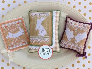 LINDY STITCHES - Bunny Lace Trio - Kreuzstich MUSTER - Bild 1 von 1