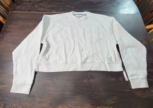 Tommy Hilfiger Sport Damen Pullover Sweatshirt weiß Cropped Rundhals Gr. XL - Bild 1 von 11