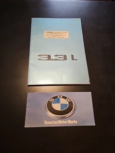 Lot Of 2 DEPLIANT BROCHURES ORIGINAL BMW 3.3L 3.3 L 3300 IN ITALIAN & English  - Picture 1 of 9