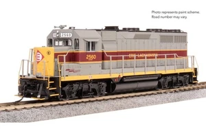 Broadway Limited 8941 HO Scale Erie Lackawanna EMD GP35 Diesel 2560 (Analog DC) - Picture 1 of 2