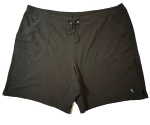Women’s Danskin Shorts SZ 4X 26/28 Black Athletic Leisure Shorts Pockets Comfy - Picture 1 of 9
