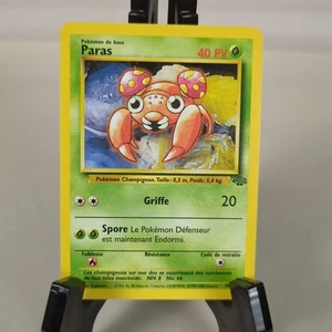 Pokemon PARAS 59/64 - FRENCH Jungle Set Regular Grass Card - Never Played NM/M - Picture 1 of 3