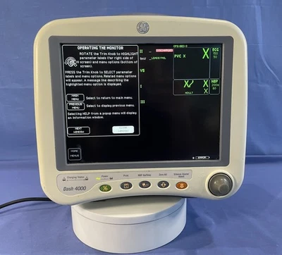 GE Dash 4000 Patient Monitor Multiparameter Ref: 2023615-208F - Image 1 of 4