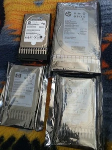 HP Hard Drive Set Of (4) Read Below - Afbeelding 1 van 14