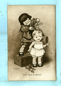 Vintage, M.T. Sheahans, Humorvolle Neuheiten, "Wird Mama nicht zufrieden sein"... - Bild 1 von 2