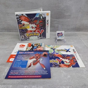 Pokemon Y 3DS CIB Nintendo Complete with Manual Scizor Variant Walmart Exclusive - Picture 1 of 22