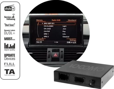 Vocomo DAB/DAB+ Digital Radio Module Integration for Audi MMI 3G+ 3G Plus - Image 1 of 4