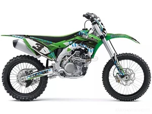 GRAPHICS DECALS STICKERS FULL KIT FOR KX 450F KXF 450 2016 2017 2018 - Picture 1 of 1