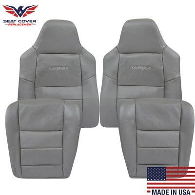 Fundas de asiento de repuesto gris Ford F250 F350 Lariat XLT 2003 2004 2005 2006 2007  Foto 1 de 4