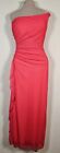 Rampage Juniors Size Small Waist 205 Inches Coral Dress Sequin Cold Shoulder