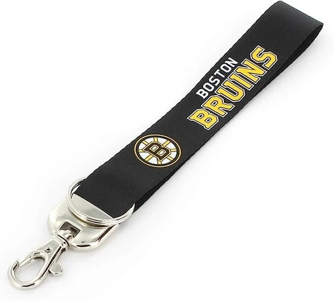 BOSTON BRUINS DELUXE WRISTLET KEYCHAIN Cover