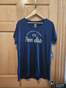 Penn State Nittany Lions NCAA Showtime Square Up S.S. T-Shirt 2XL Navy Fanatics - Picture 1 of 4
