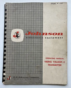 Johnson Viking II Radio Transmitter Manual  Original Manual in Good Condition. - Picture 1 of 24