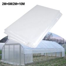 Clear Polythene Plastic Sheeting Garden Material Cover For Greenhouse Roof New