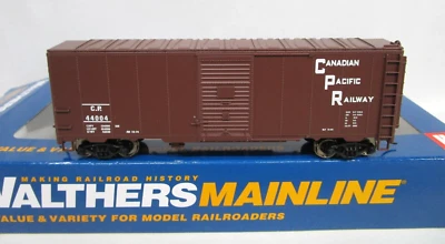 Walthers HO Scale CP Canadian Pacifc 40' AAR Modernized 1948 Box Car NOS - Image 1 of 4