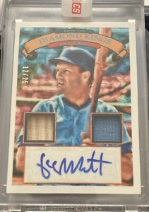 2019 Panini Diamond Kings GEORGE BRETT *DUAL PATCH & BAT AUTO* /25 ROYALS Sealed