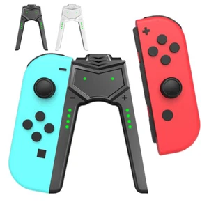 UK- Mini Charging Dock Grip ABS Controller Connector Type C for Nintendo Switch - Picture 1 of 18