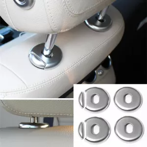 6×ABS Seat Headrest Adjust Button Cover For Benz C E GLC Class W205 W213 2015-21 - Foto 1 di 12