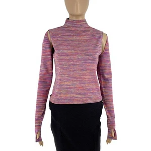 Levi's Mujer Rosa Corte Slim Fit Cuello Mock Jupiter Pullover Jumper Talla S - Imagen 1 de 13