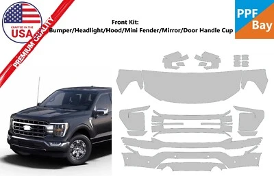 Kit precortado de película de protección de pintura PPF para Ford F-150 Lariat 2021-2023 Foto 1 de 4