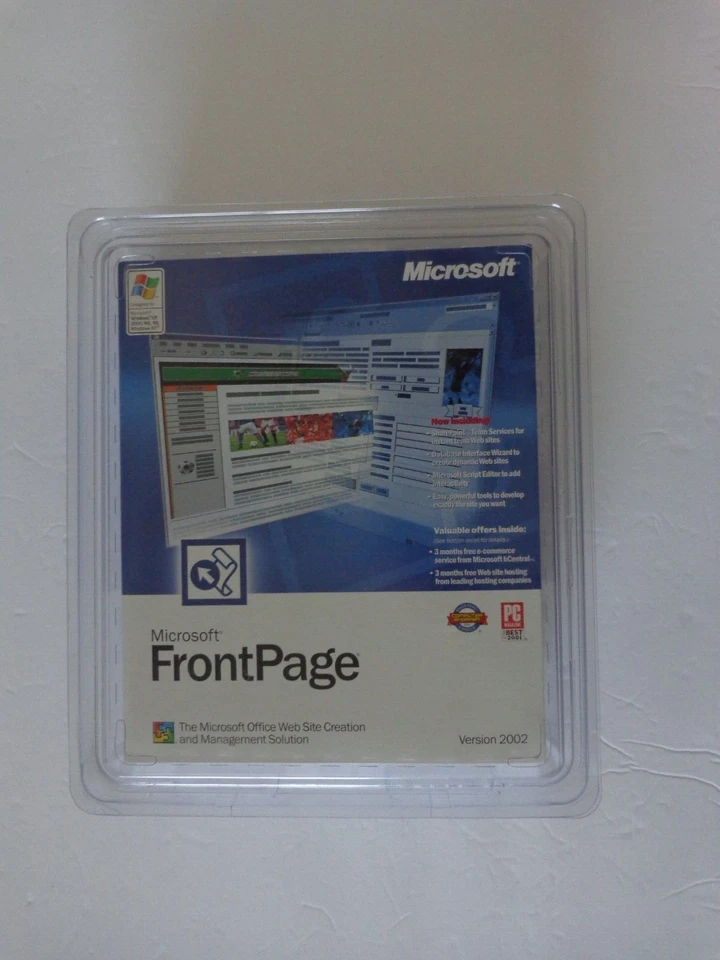 Microsoft Front Page 2002 For Windows Web Site Software - Image 1 of 4