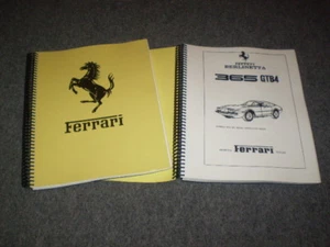 FERRARI 365 365GTB/4 365GTS/4 DAYTONA SERVICE MANUAL 250 275 330 365 512 246 458 - Picture 1 of 1