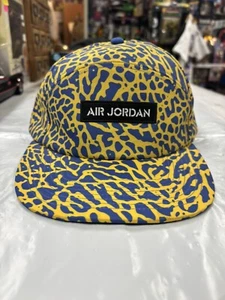 Air Jordan Cement Elephant Jumpman Animal Print Hat Strapback Cap Men Laney - Picture 1 of 11