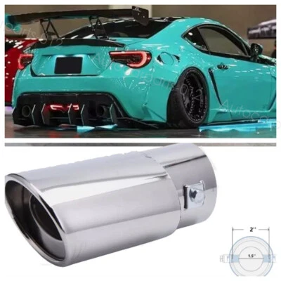 For Toyota 86 GR86 Car Exhaust Pipe Tip Rear Tail Throat Muffler Steel US Stock Foto 1 de 4