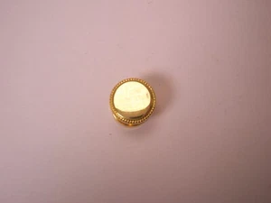 SINGLES (1) 3/8" Redondo Tono Dorado Vintage Formal Esmoquin Baile de graduación Camisa Tachuela h37 - Imagen 1 de 6
