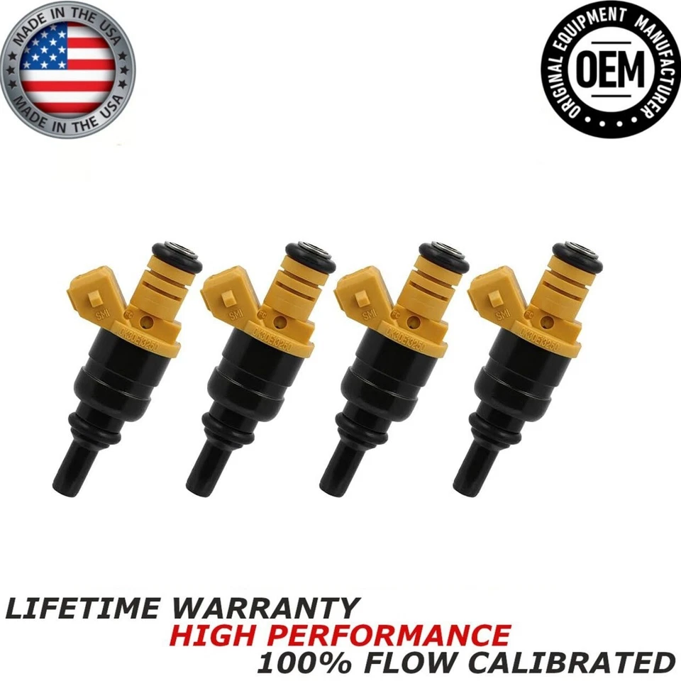 Juego de 4 inyectores de combustible OEM para Kia Rio 2001-2004 1,6 L 1,5 L 0K30E13250 Foto 1 de 4