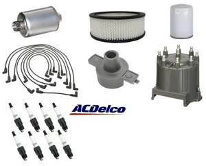 OEM Tune Up Kit Filters Cap Spark Plugs Wire For CHEVROLET G20 V8 5.7L 1994-1995 - Picture 1 of 8