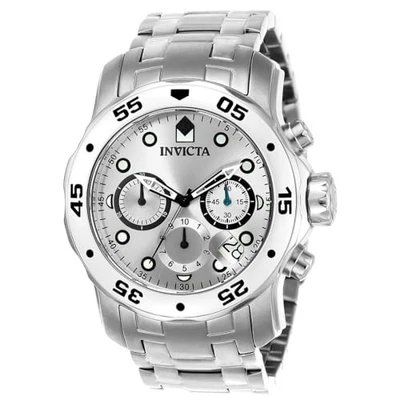 Orologio al quarzo Invicta Pro Diver cassa 48 mm quadrante argento 0071 da uomo - Immagine 1 di 4