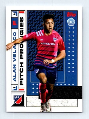 #62 2022 Topps MLS Pitch Prodigies BASE ] Alan Velasco RC FC Dallas - Image 1 of 2