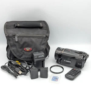 Canon VIXIA HF S20 1080p HD Camcorder Bundle w/Bag & Accessories -Tested Good- - Picture 1 of 18