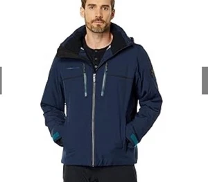 Obermeyer Charger Jacke für Herren - angenähte Kapuze verstellbar lange Ärmel warm L - Bild 1 von 8